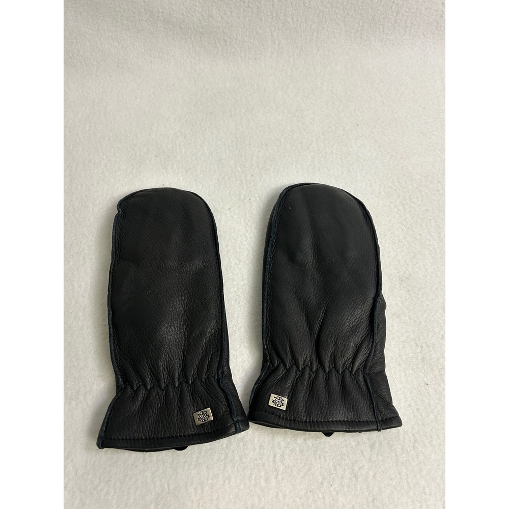 Winter Gorpcore Geier Glove Co. Unisex Small Black Leather Thinsulate Mittens